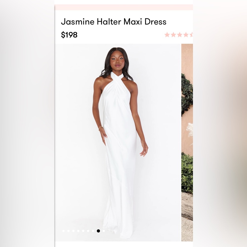 Show me your mumu jasmine halter dress